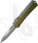 Microtech Glykon 184-10APOD - Bayonet, Apocalyptic Overlay, OD Green Aluminum