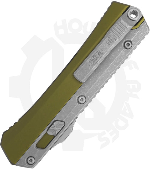 Microtech Glykon 184-10APOD - Bayonet, Apocalyptic, OD Green