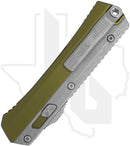 Microtech Glykon 184-10APOD - Bayonet, Apocalyptic Overlay, OD Green Aluminum