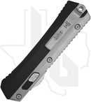 Microtech Glykon 184-12 - Bayonet, Bead Blasted Overlay, Black Aluminum