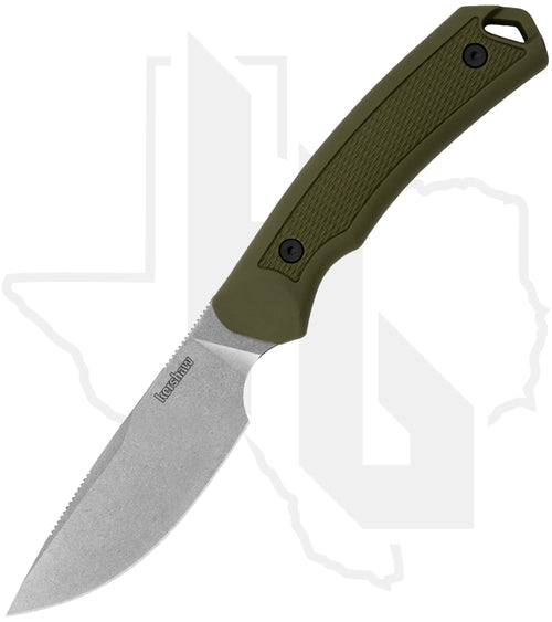 Kershaw Deschutes Skinner 1883 - OD Green Polypropylene w/ Rubber Overlay, Stonewashed