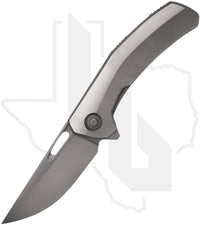 Tactile Knife Co. Archer 20-AR-MC01-TTF1 - Titanium, Brightwashed, Feather Milling