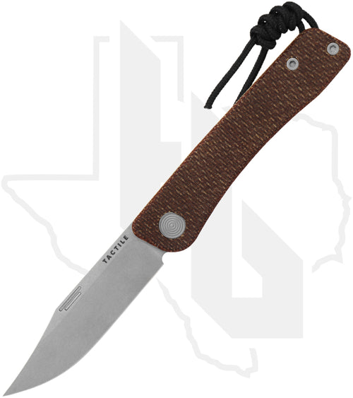 Tactile Knife Co. Micarta Bexar 20-BX-MC01-GXMI - Natural Micarta