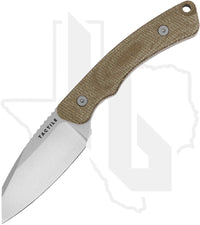 Tactile Knife Co. Redhawk 20-RK-MC01-RMGR - Green Micarta, Tumbled