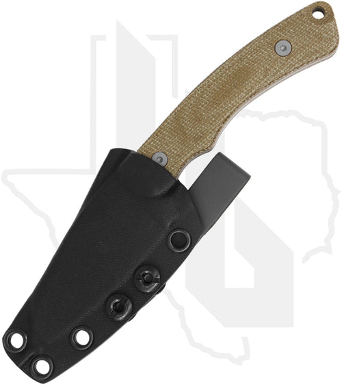 Tactile Knife Co. Redhawk 20-RK-MC01-RMGR - Green Micarta, Tumbled