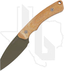 Tactile Knife Co. Redhawk 20-RL-MCSG-RMNA - Natural Micarta, Green Cerakote