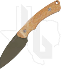 Tactile Knife Co. Redhawk 20-RL-MCSG-RMNA - Natural Micarta, Green Cerakote