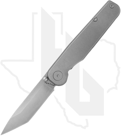 Tactile Knife Co. Rockwall Thumbstud 20-RT-MCTN-TTFL - Tanto, Titanium