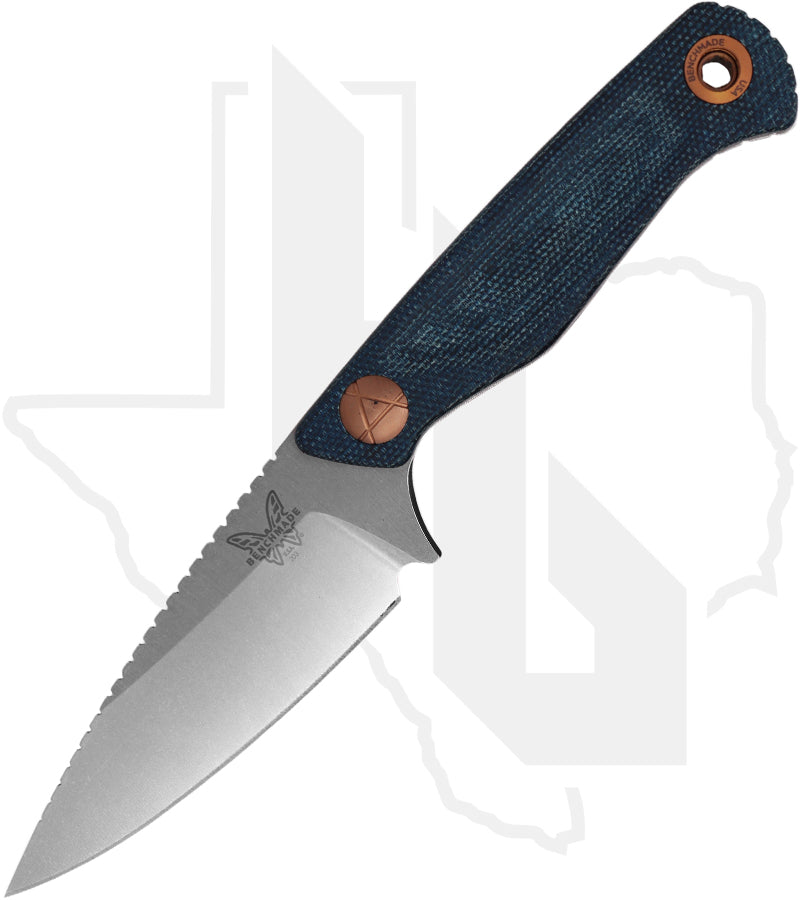 Benchmade Blue Class Dacian 203-04 - Blue Denim Micarta, Stonewash