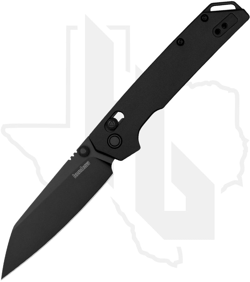 Kershaw Iridium 2038RBLK - Black, Reverse Tanto