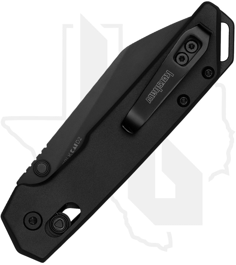 Kershaw Mini Iridium 2051RBLK - Black, Reverse Tanto