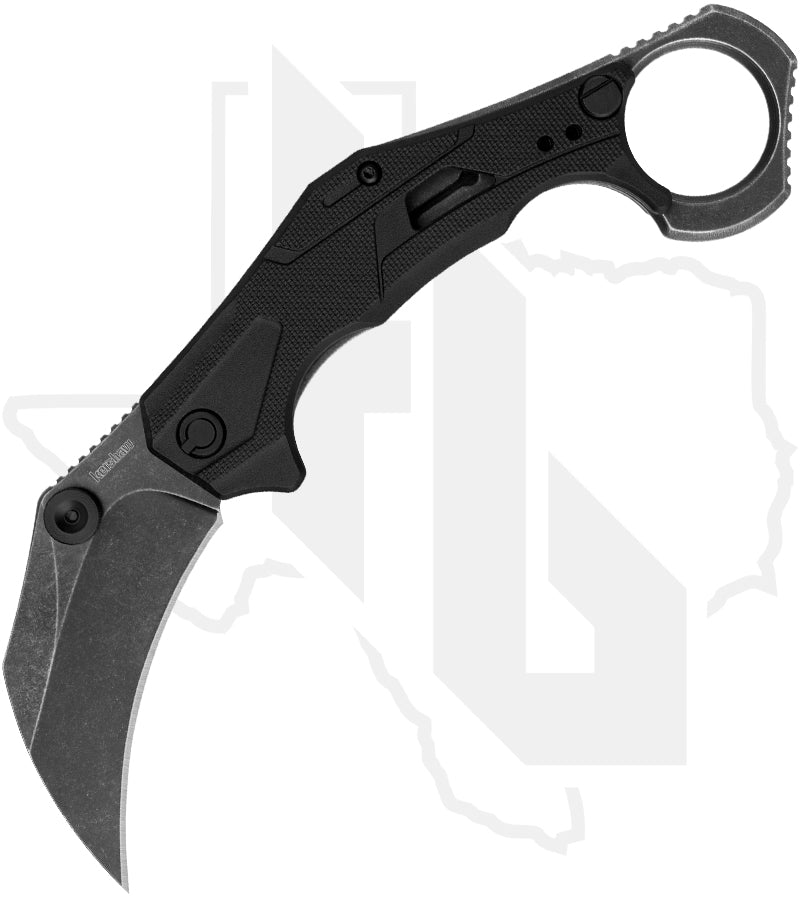 Kershaw Outlier 2064 - Black GFN, Blackwashed