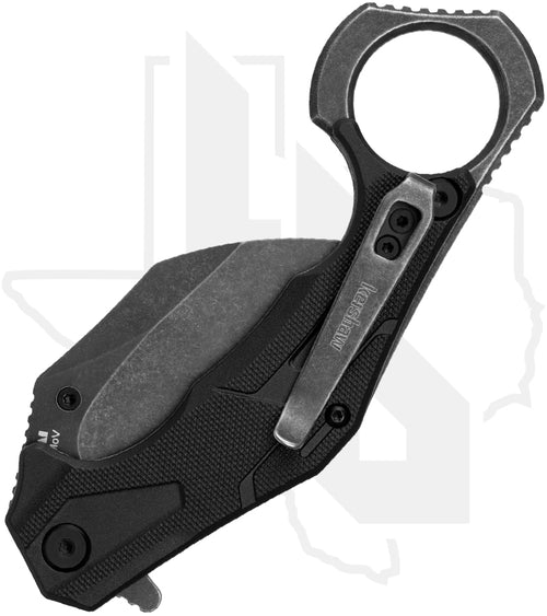 Kershaw Outlier 2064 - Black GFN, Blackwashed