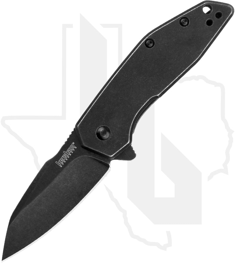 Kershaw Gravel 2065 - Stainless Steel, Blackwashed