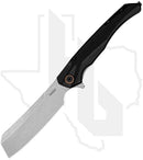 Kershaw Strata Cleaver 2078 - Black G-10, Stainless Steel, Stonewashed