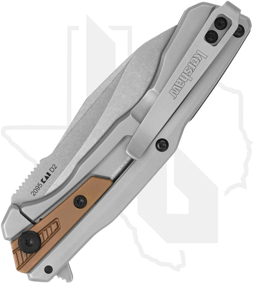 Kershaw Endgame 2095 - Stainless Steel, Black GFN, Stonewashed