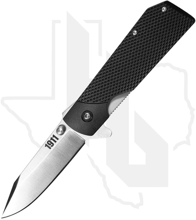 Cold Steel 1911 Folding Knife 20NPJAA - Black Griv-Ex, Satin