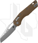 Microtech MSI 210-10FLGTTA - Fluted G-10, Tan, Stonewash