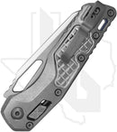 Microtech Marfione Select MSI 210-10FRMS2 - Single Edge, Stonewashed, Frag Pattern Stonewashed Titanium