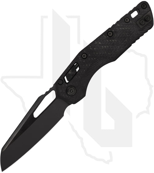Microtech MSI 210-1DLCTFLCFS - Single Edge, DLC, Fluted Carbon Fiber