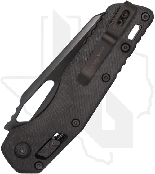Microtech MSI 210-1DLCTFLCFS - Single Edge, DLC, Fluted Carbon Fiber