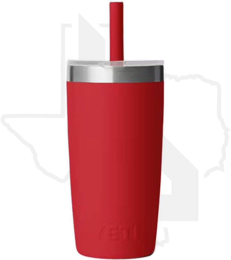 YETI 10oz Jr Tumbler w/ Silicone Straw Lid 21071506962 - Rescue Red