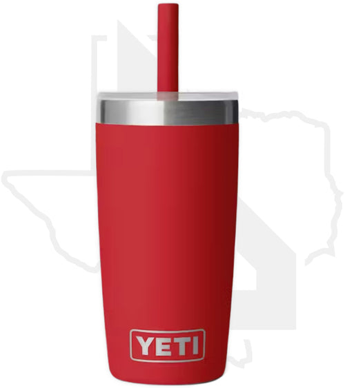 YETI 10oz Jr Tumbler w/ Silicone Straw Lid 21071506962 - Rescue Red