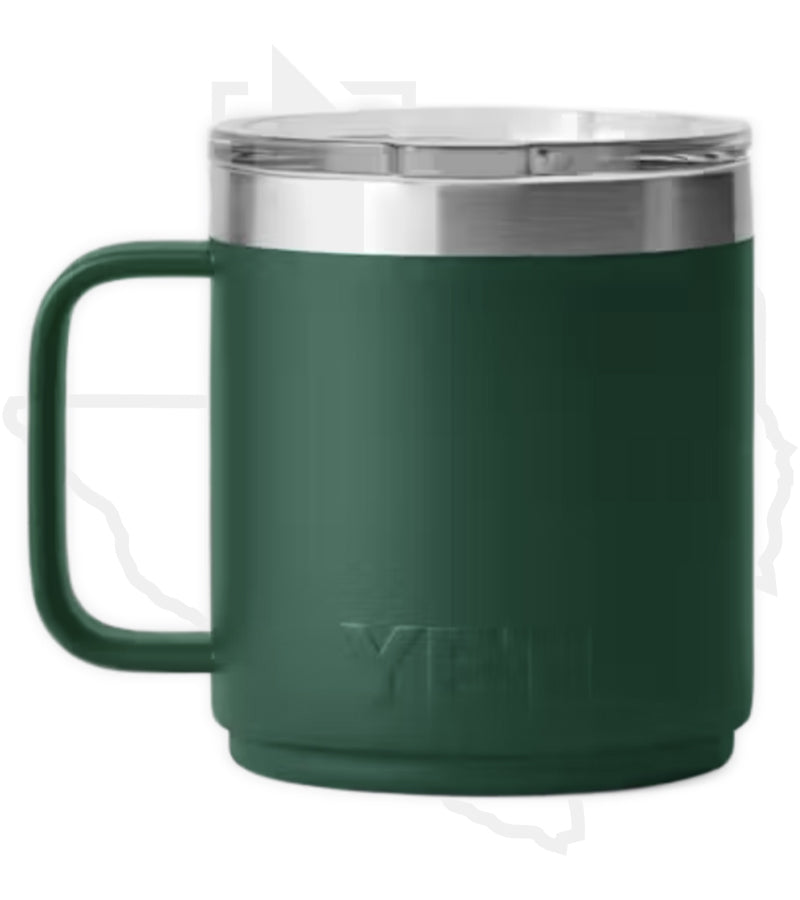 YETI 10oz Mug 21071507356 - Black Forest Green, Ceramic Lined