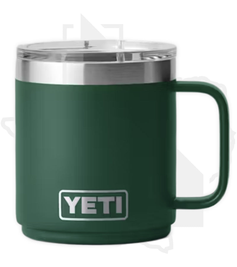 YETI 10oz Mug 21071507356 - Black Forest Green, Ceramic Lined