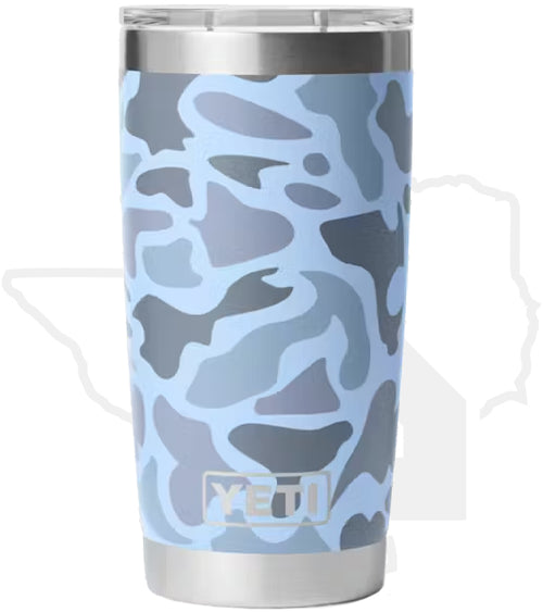 YETI 20oz Tumbler 21071507614 - Blue Camo