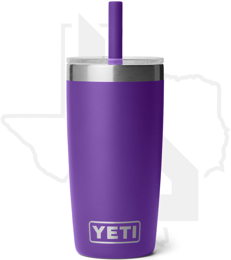 YETI 10oz Jr Tumbler w/ Silicone Straw Lid 21071508283 - Pace Purple