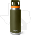 YETI 26oz Chug Bottle 21071508519 - Olive/King Crab Orange