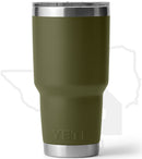 YETI 30oz Tumbler 21071508525 - Olive/King Crab Orange