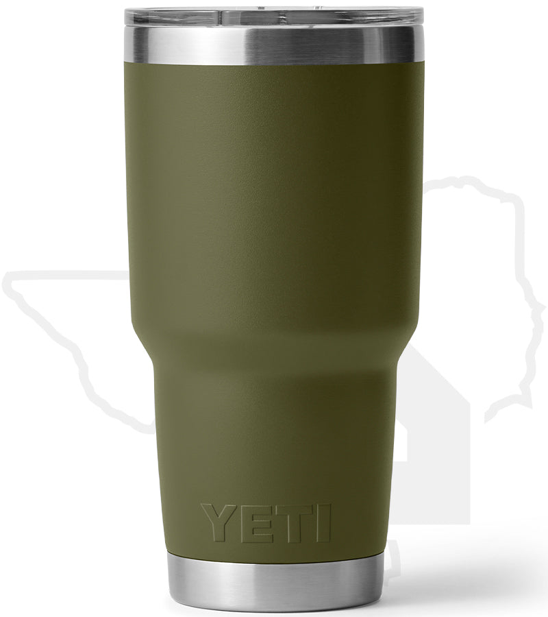 YETI 30oz Tumbler 21071508525 - Olive/King Crab Orange