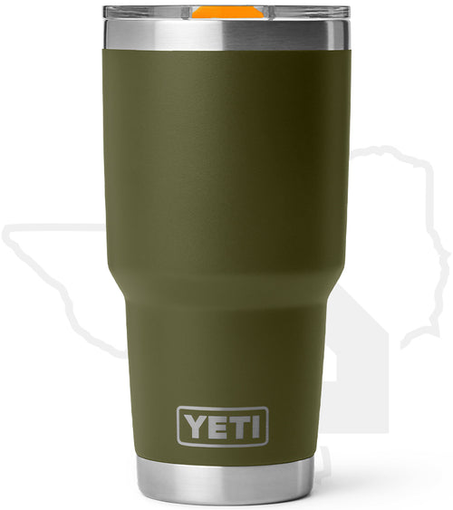 YETI 30oz Tumbler 21071508525 - Olive/King Crab Orange