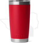 YETI 20oz Tumbler 21071508694 - Red/Badge
