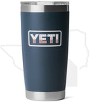 YETI 20oz Tumbler 21071508696 - Navy/Badge