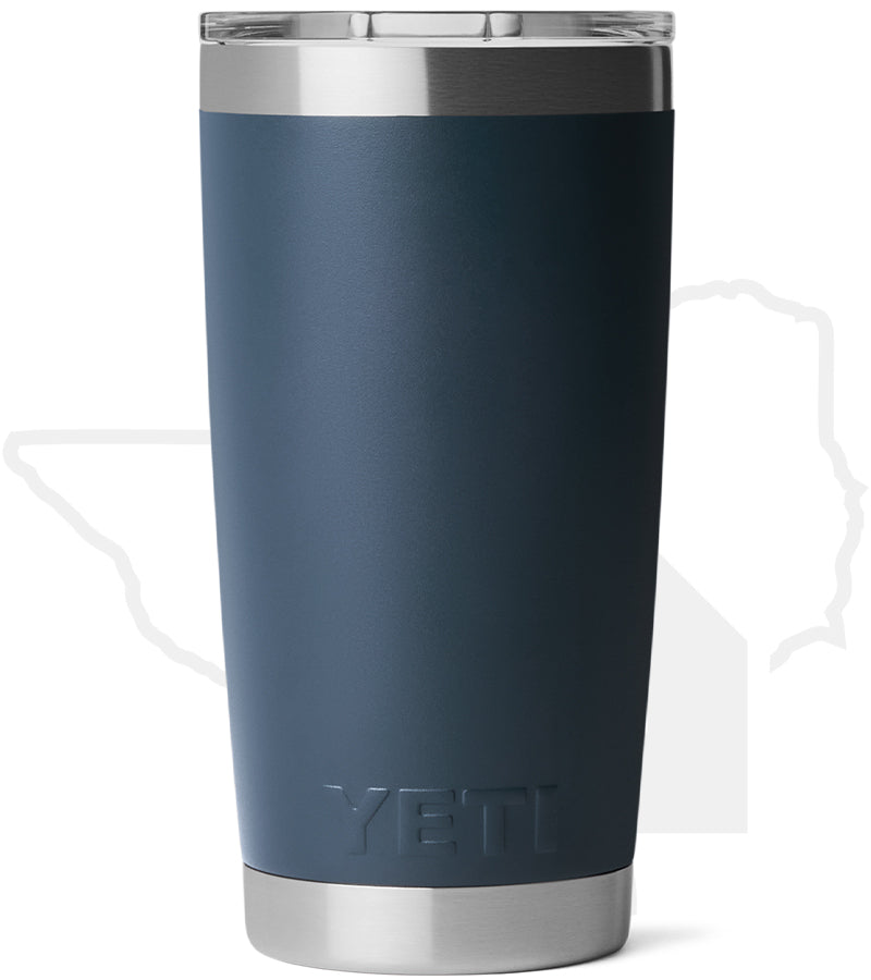 YETI 20oz Tumbler 21071508696 - Navy/Badge
