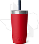YETI 10oz Jr Tumbler w/ Silicone Straw Lid 21071508698 - Rescue Red/Navy