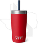 YETI 10oz Jr Tumbler w/ Silicone Straw Lid 21071508698 - Rescue Red/Navy