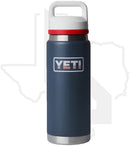 YETI 26oz Chug Bottle 21071508705 - Navy/White/Rescue Red/Badge