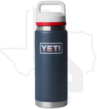 YETI 26oz Chug Bottle 21071508705 - Navy/White/Rescue Red/Badge