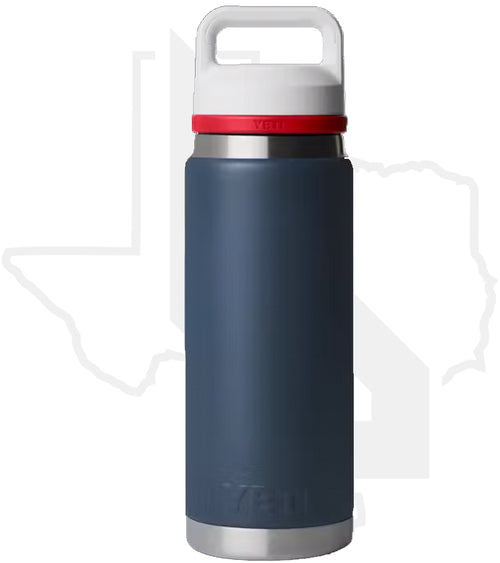 YETI 26oz Chug Bottle 21071508705 - Navy/White/Rescue Red/Badge