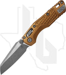 Microtech MSI Mini 210M-10APFRTA - Single Edge, Apocalyptic, Frag Pattern Tan Aluminum