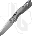 Microtech Marfione Select MSI Mini 210M-10FLMS3 - Single Edge, Stonewashed, Fluted Stonewashed Titanium