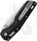 Microtech MSI Mini 210M-10FR - Single Edge, Stonewashed, Frag Pattern Black Aluminum