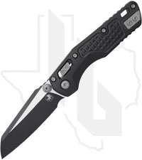 Microtech MSI Mini 210M-1FRCSG-Z13 - Single Edge, Sniper Gray, Frag Pattern Sniper Gray Aluminum