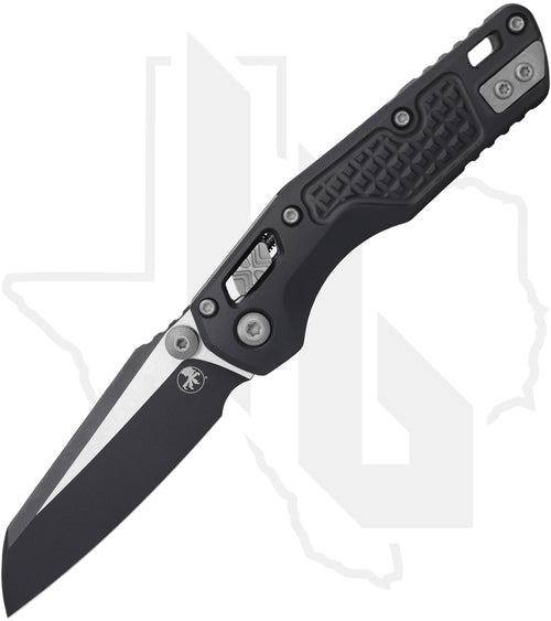 Microtech MSI Mini 210M-1FRCSG-Z13 - Single Edge, Sniper Gray, Frag Pattern Sniper Gray Aluminum