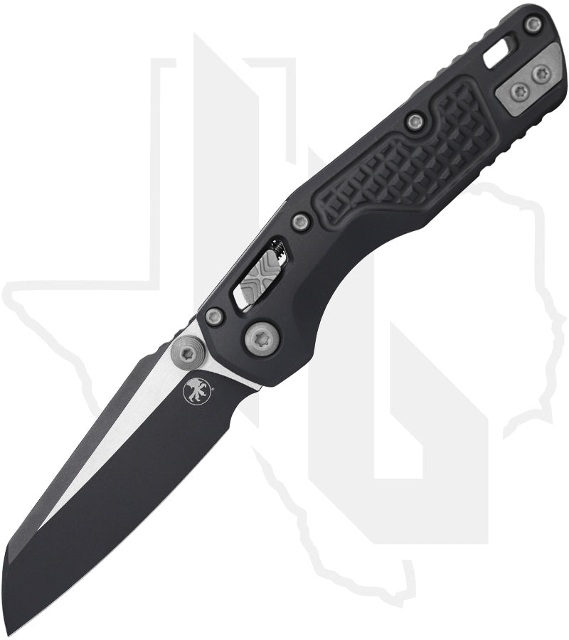 Microtech MSI Mini 210M-1FRCSG-Z13 - Single Edge, Sniper Gray, Frag Pattern Sniper Gray Aluminum