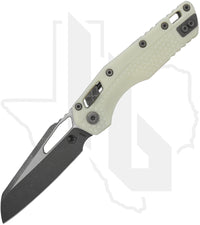 Microtech MSI 210T-10APPMWH - Single Edge, Apocalyptic, Tri-Grip White Polymer